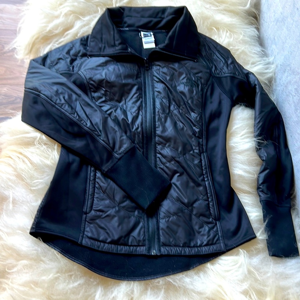 The North Face black shell lightweight jacket!